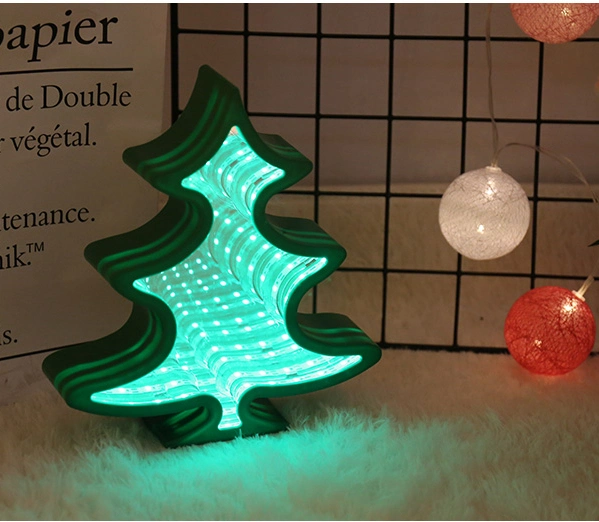 مصابيح LED ثلاثية الأبعاد الشهيرة في شجرة عيد الميلاد لزينة كريستما