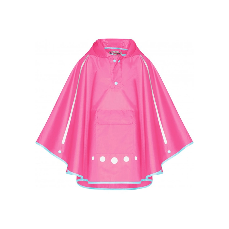 Niños Cute Rain Cape TPU Raincoat Rain Poncho for Kids