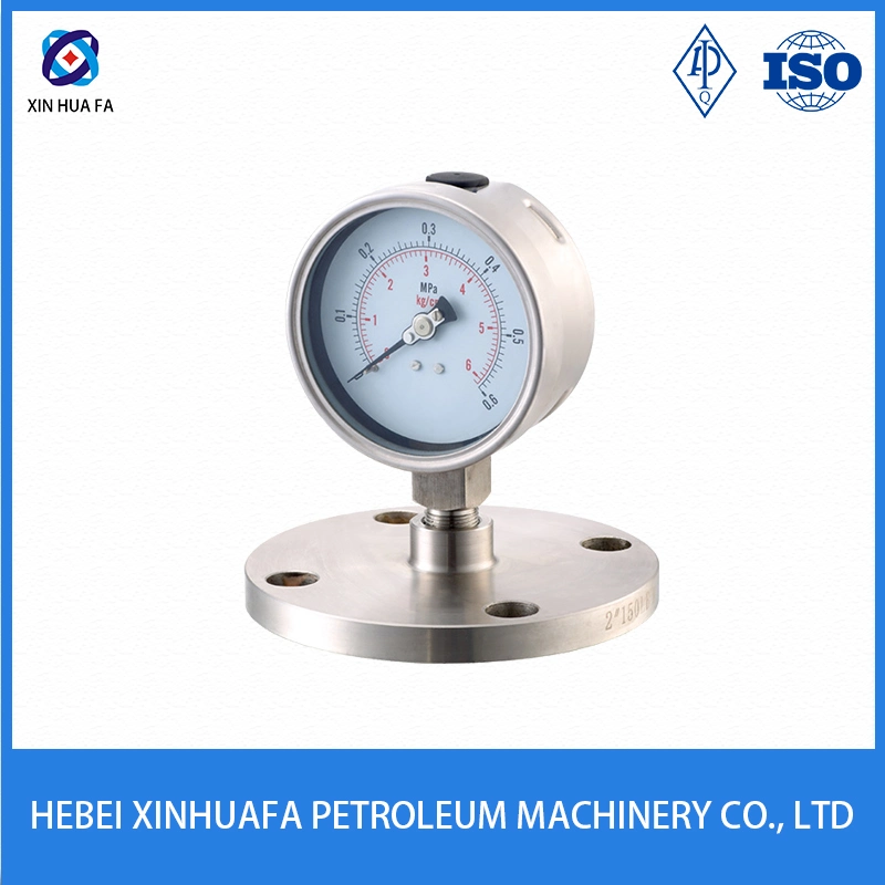 Stainless Steel Pressure Gauge Manometer Liquid Filled Pressure Gauge