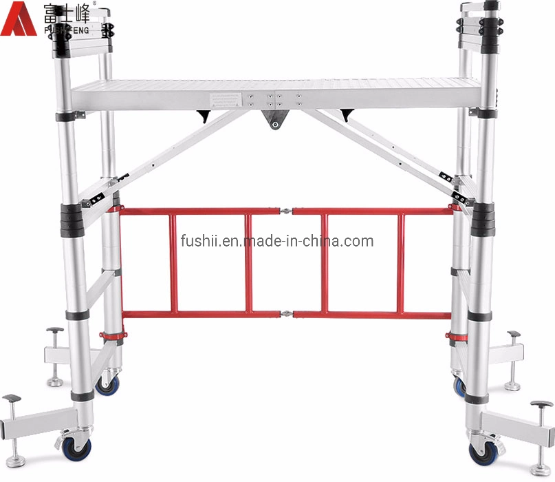 Aluminum Combination Telescopic Folding Scaffold Ladder