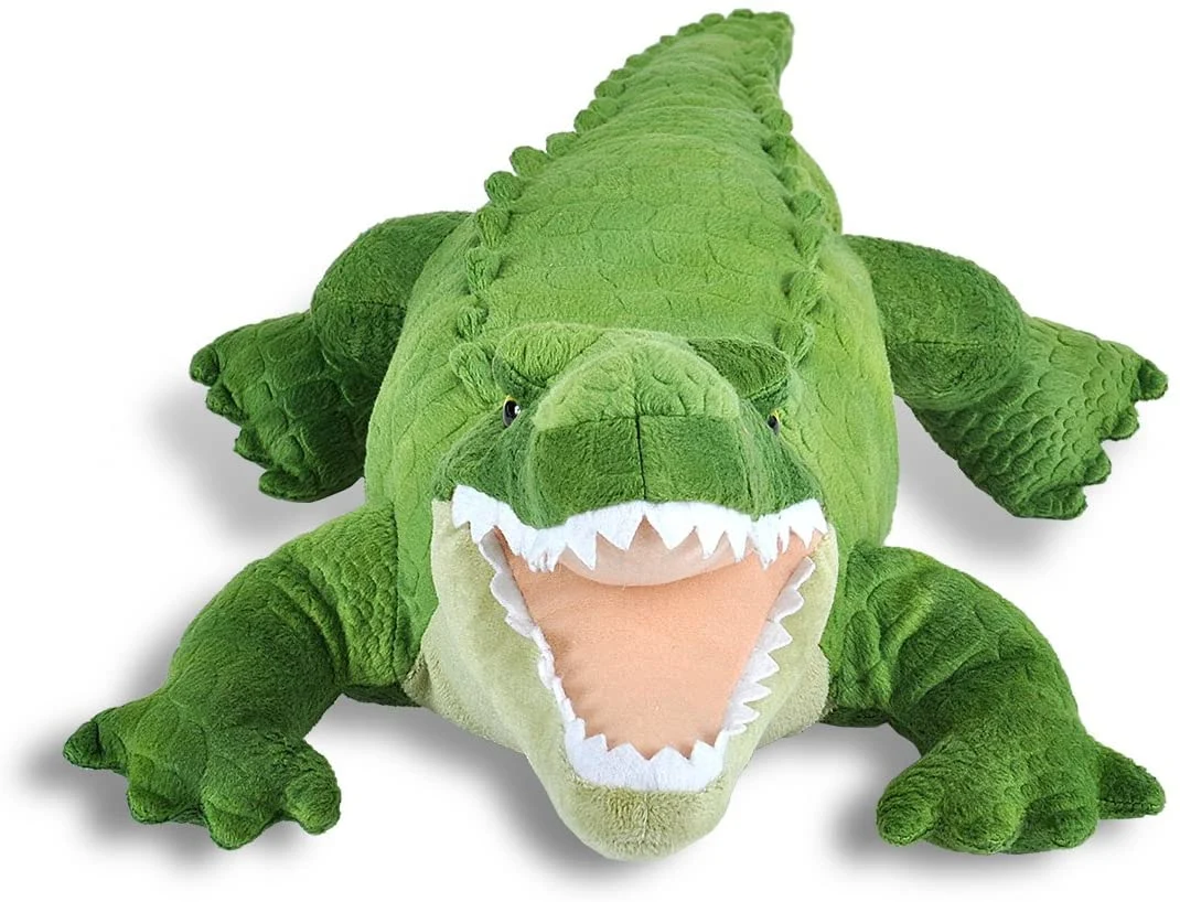 Eco Latest Baby Kid Soft Crocodile Natal Gift Crianças Recheado Wild Animal Toy para Crianças Mascot fabricante direto BSCI Sedex ISO9001