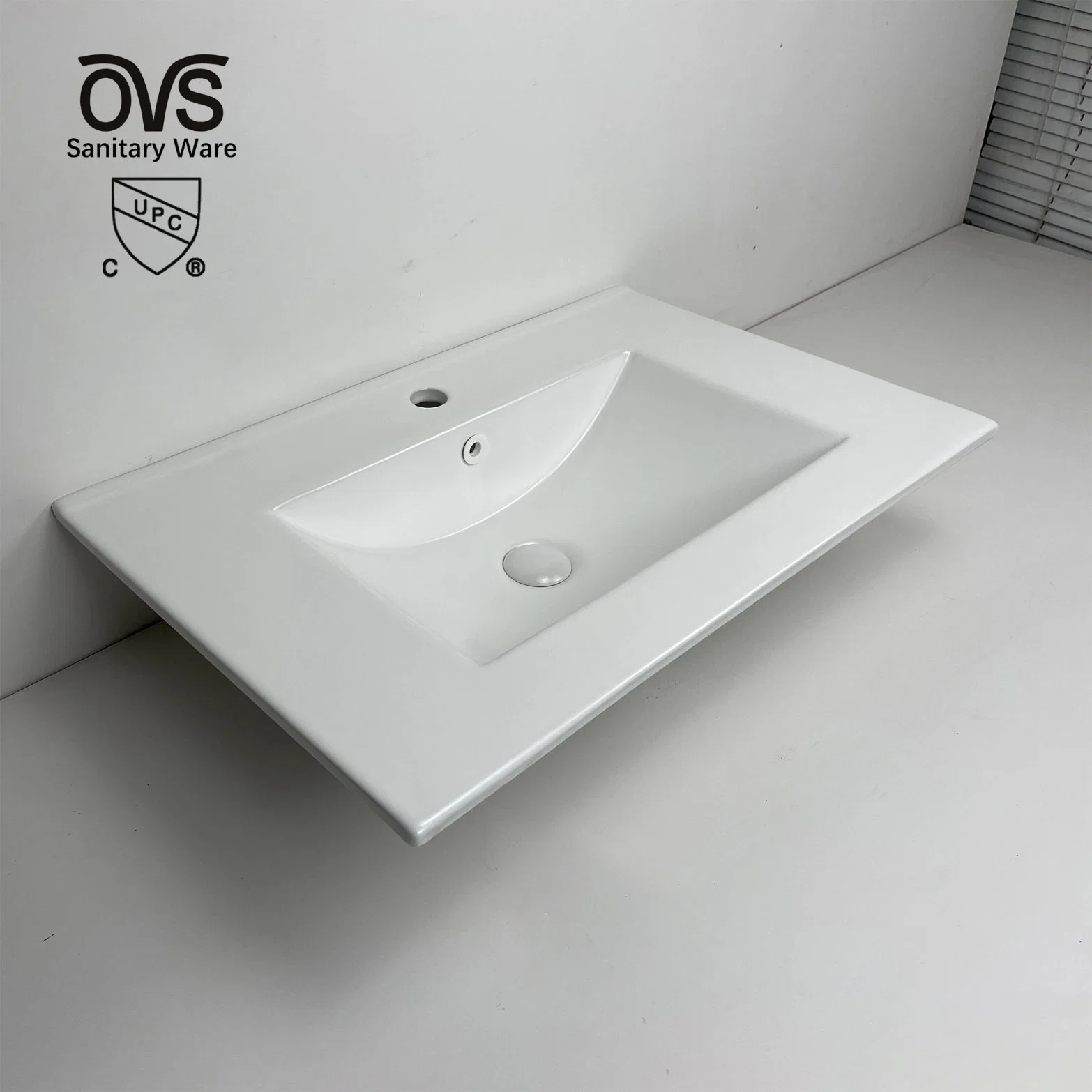 Ovs Granja barato comer Classic blanco de aparatos sanitarios hundirse buque LAVABO lavabo de cerámica