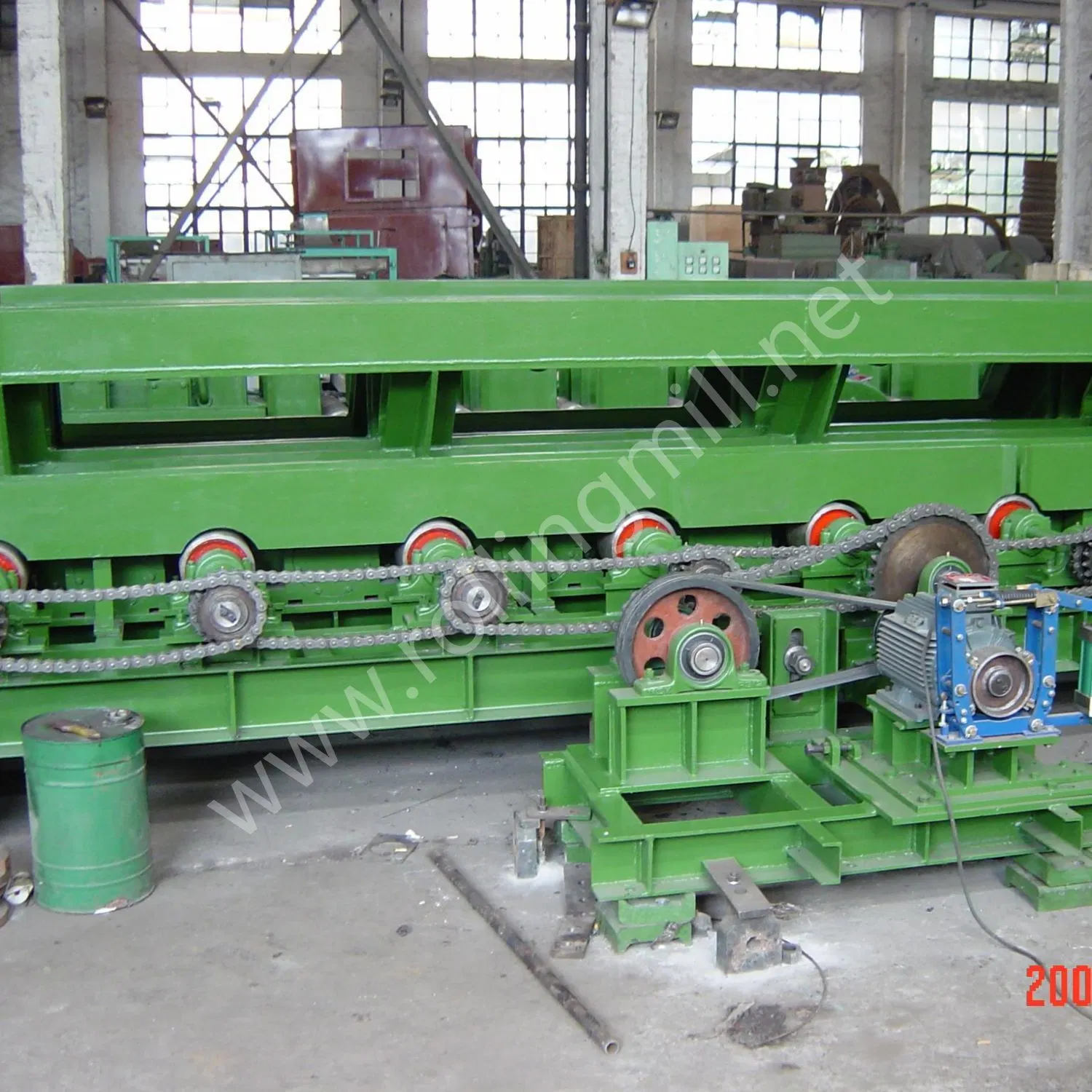 Rolling Mill for Hot Rolled Rebar; Billet Heating, Rolling; Rebar Conveying, Tilting, Cut-to-Length, Straightening and Cooling