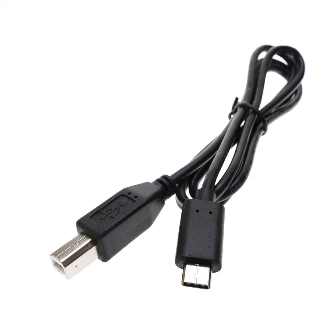 Factory Wholesale/Supplier USB Data Charger Cable Type-C to B Male 1m