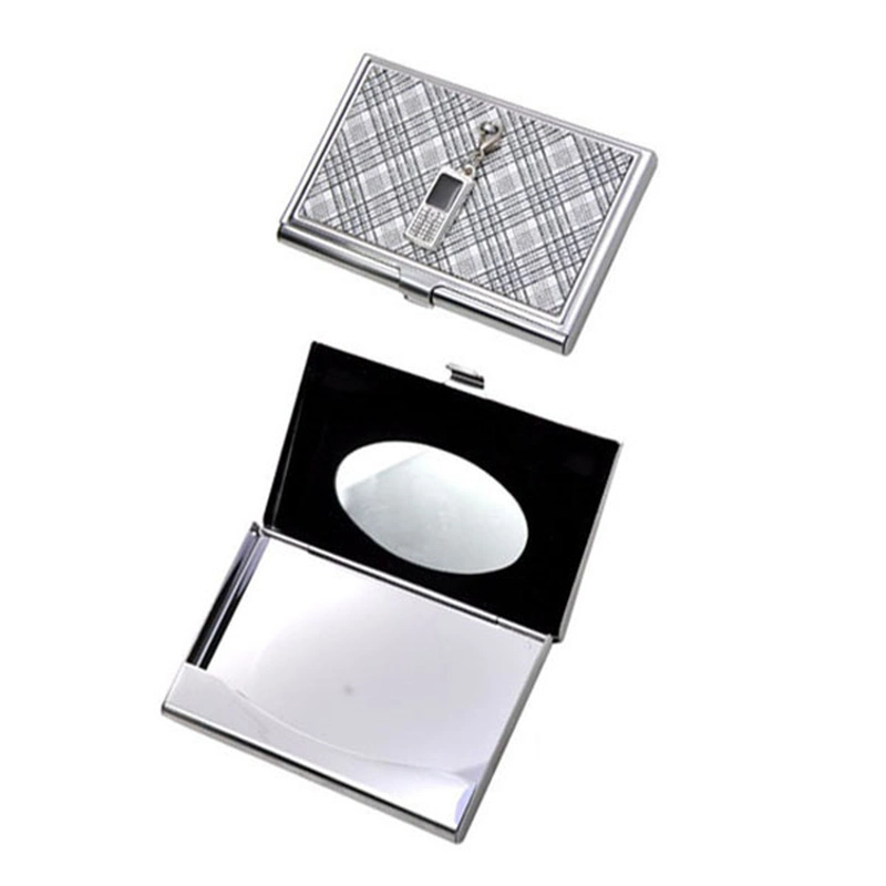 Wholesale/Supplier Custom Logo Gift Credit ID RFID PU Leather Metal Aluminum Business Name Card Holder Holder Card