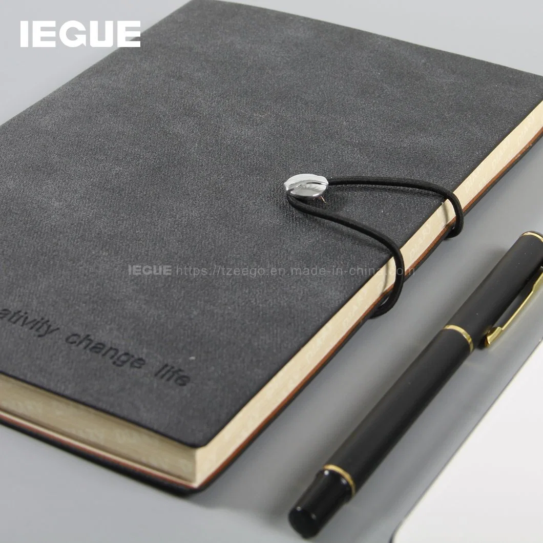 2021 Cheap Custom Logo Printed Fancy A5 Soft PU Cover Notebook Custom Leather Journal Diary