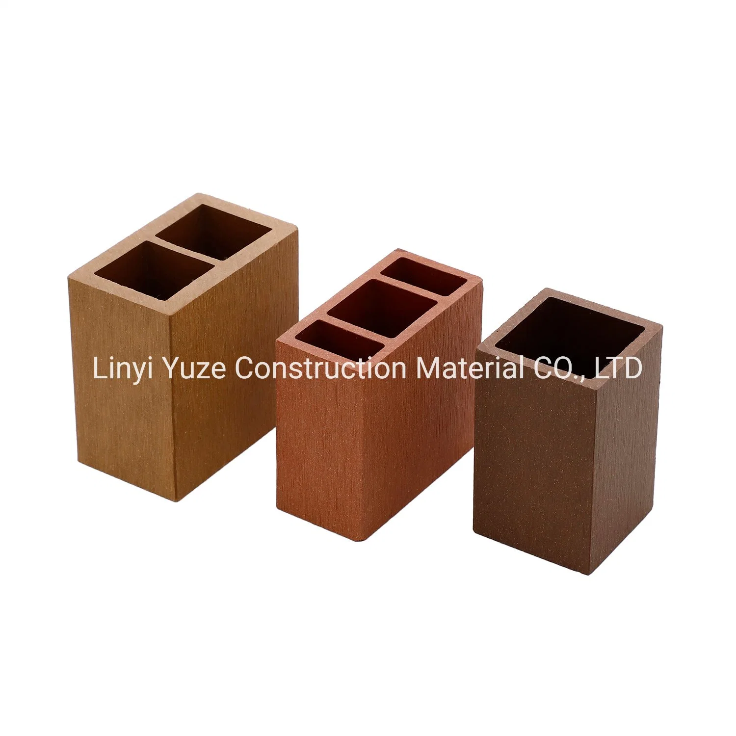 Highly Cost Effective Composite Square Hollow Column Boards Outdoor WPC Timber Tube