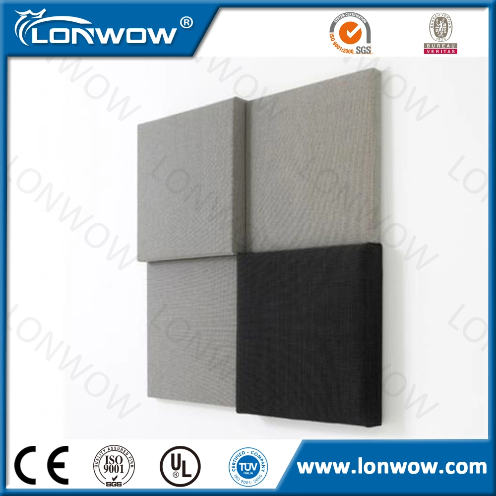 Easy Installation Fabric Covered Fiberglass Acoustic Wall Panels for Studio