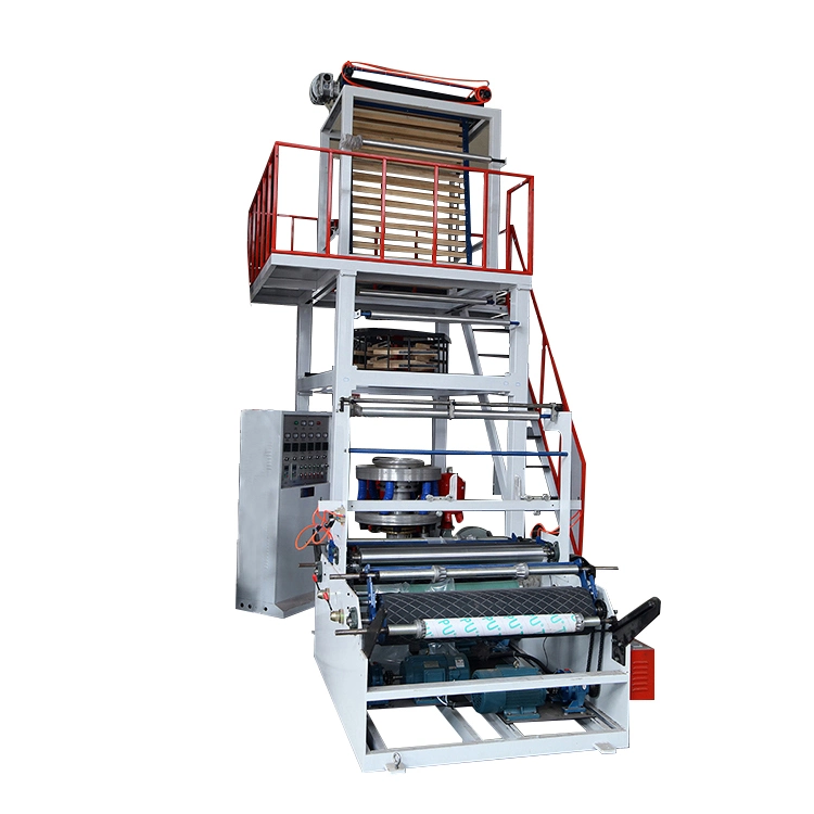 Le PEHD Film plastique machine de soufflage d'extrudeuse LDPE Single-Layer Co-Extrusion Film de plastification de la machine grillé