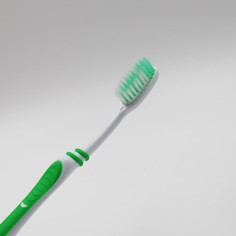 2023 Classic FDA Approval Dental Care Anti-Slip Handle Soft Nylon Bristles Adult Toothbrush