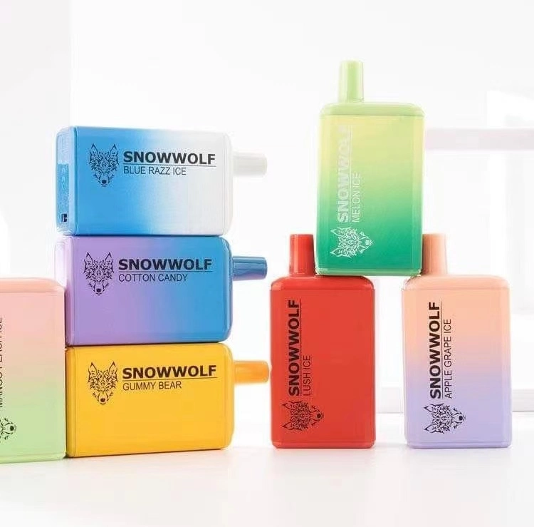 Comercio al por mayor I Vape Snowwolf 6000 inhalaciones de Vape Cigarrillo Electrónico Desechable Lápiz de Cera vaporizador