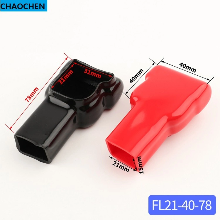 Großhandelspreis PVC Gummi Batterie Anschlussklemme Deckel Top Post Schutzabdeckung Stiefel für Messing Zink Blei Auto Batterieklemmen