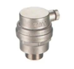 Nickel Plate Automatic Brass Male Connect Safety Valve Air Vent