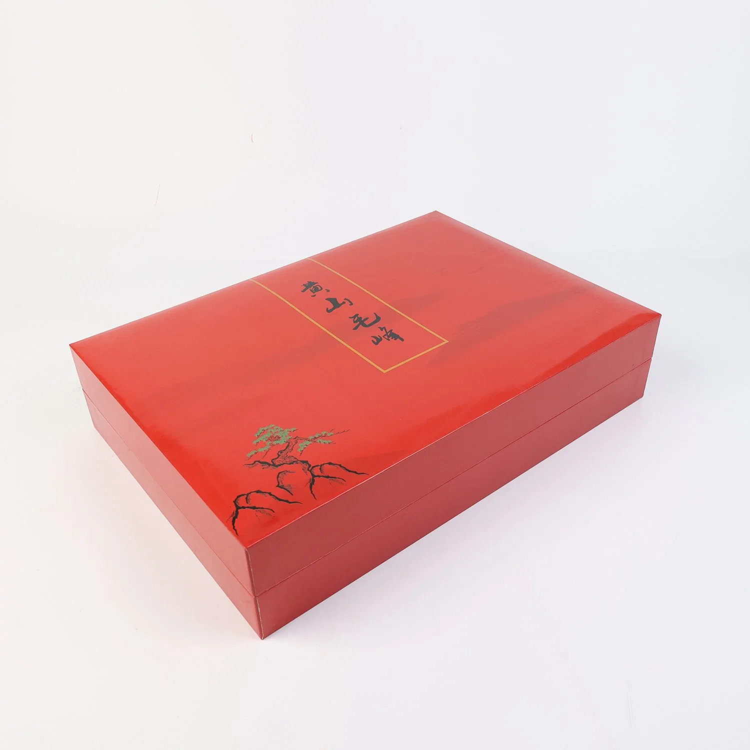 4c Art Paper Gold Stamping Chinese Tea Paper Packaging Box with Mylh-23085