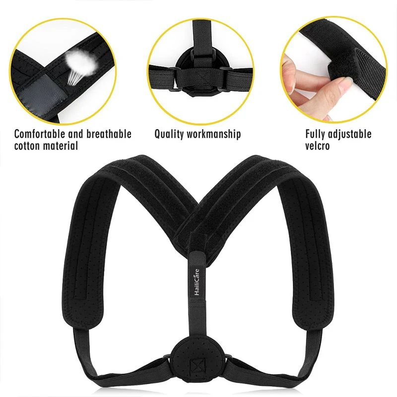 Adjustable Posture Trainer Posture Corrector Neoprene Belt Back Brace Support