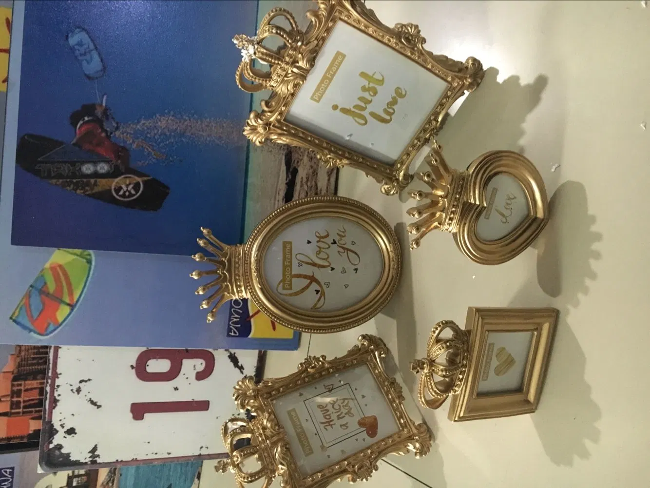 Resin Crown Picture Frame & Crown Photo Fraem