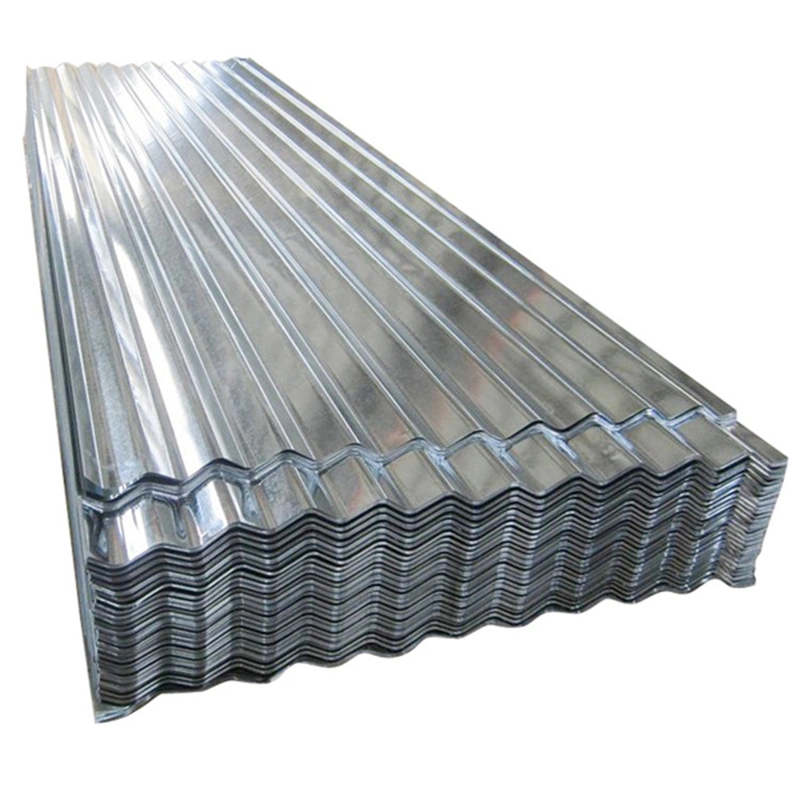 Tôle d'acier ondulé / tôle d'acier au carbone / acier galvanisé prépeint Couverture de toiture / carreau de couverture bleu rouge