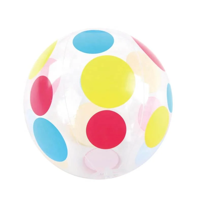 Promoción Clear PVC inflable Beach Ball