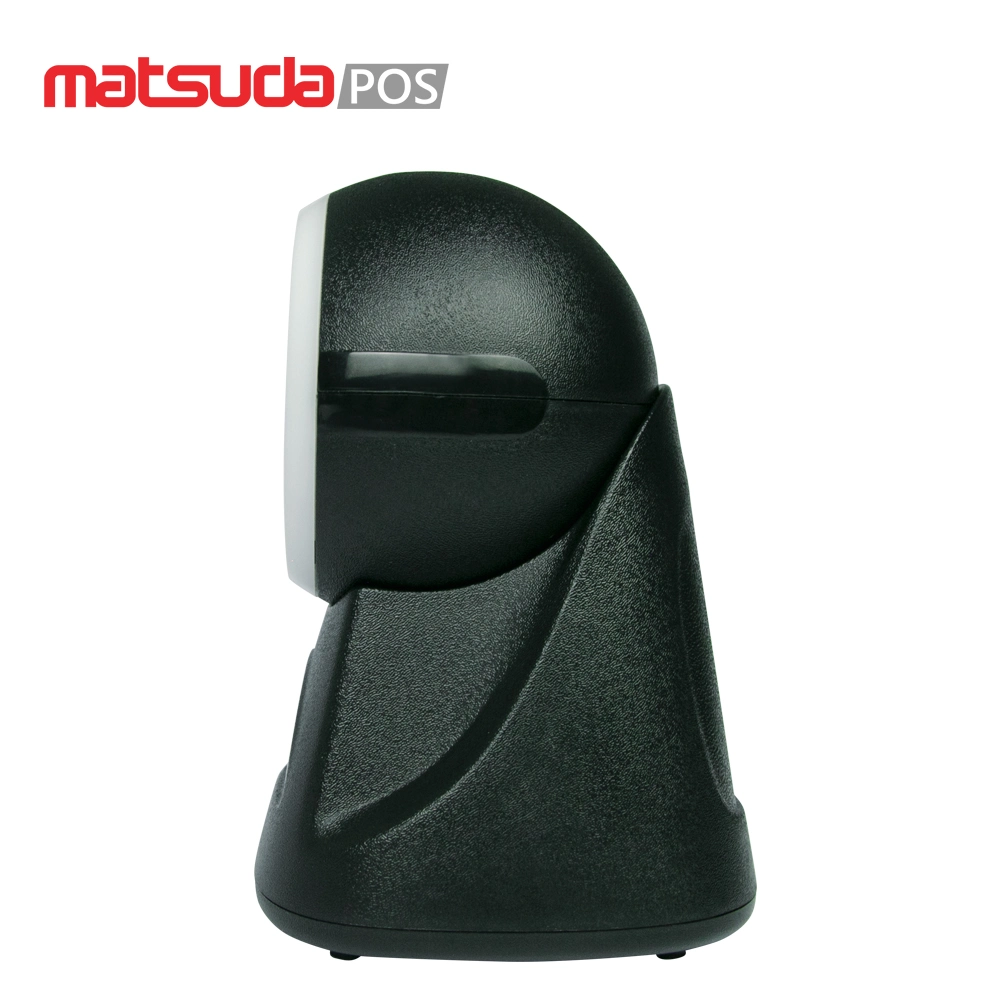 Small Excellent Hand-Free Desktop 1d 2D Barcode Scanner with USB Interface for Retail Market