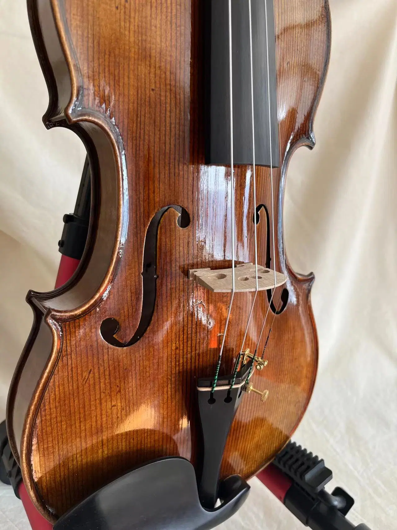 Sinomusik Hand Rubbed Antique Dark Brown Colour Violin for Sale