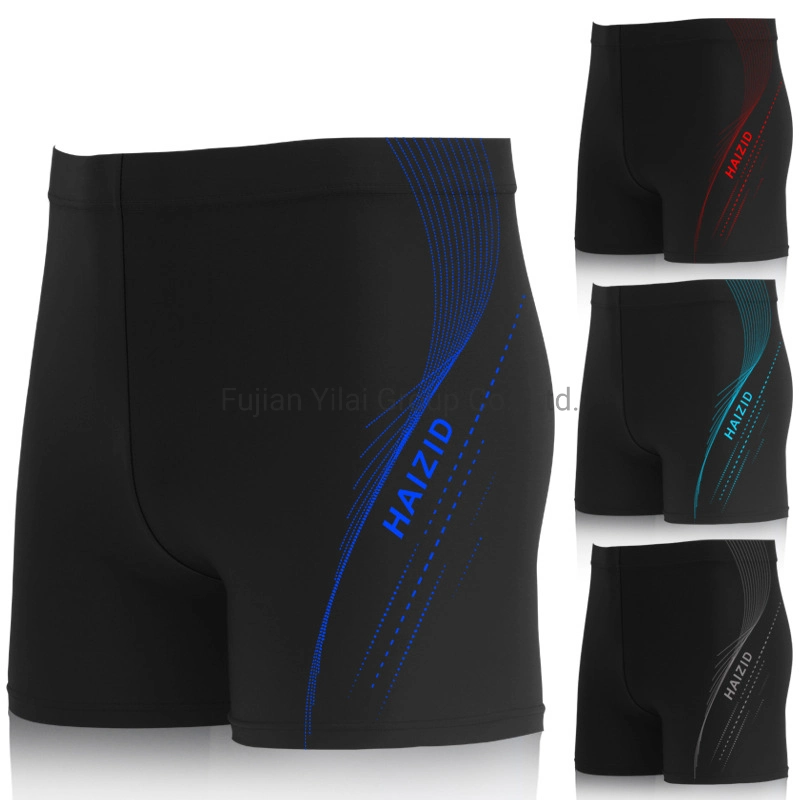 Men's Fashion High Quality Quick Dry Waterproof Short Body Shape Swim Pants Beachwear Swimsuit