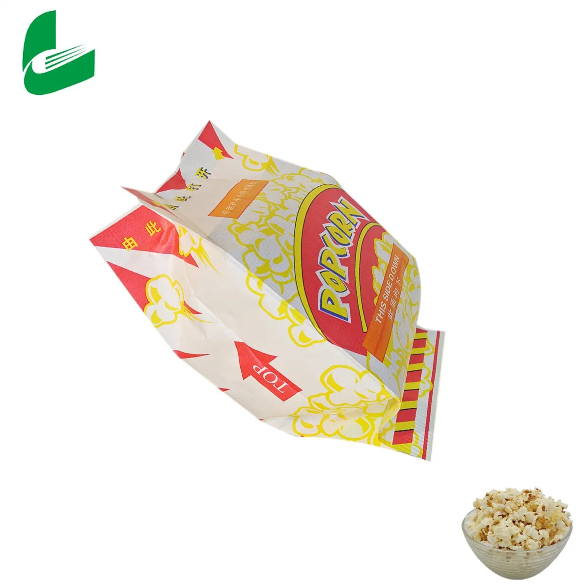 Prix d'usine de ménage sacs de popcorn imperméables