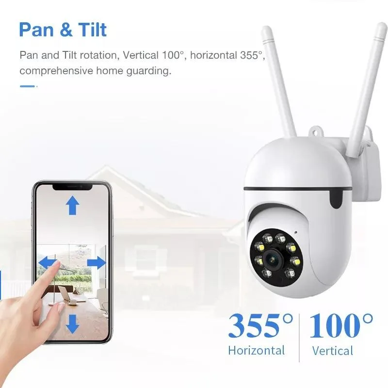 Cheap Cloud 1MP WiFi Camera Zoom 1080P Wireless Outdoor Dome Speed PTZ IP Camera