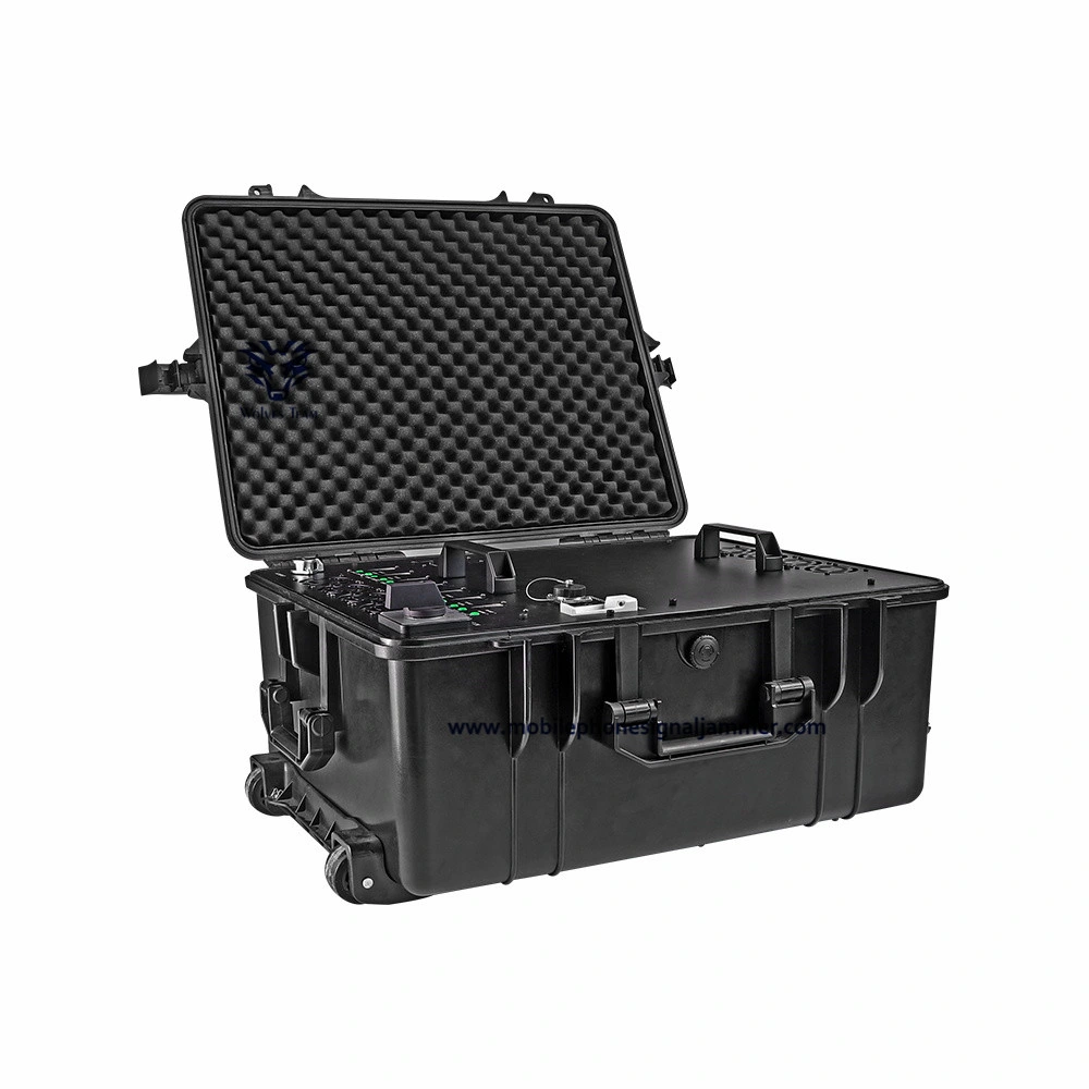 High Power Anti-Uav GPS WiFi Signal Drone Jammer (up to 5000m)