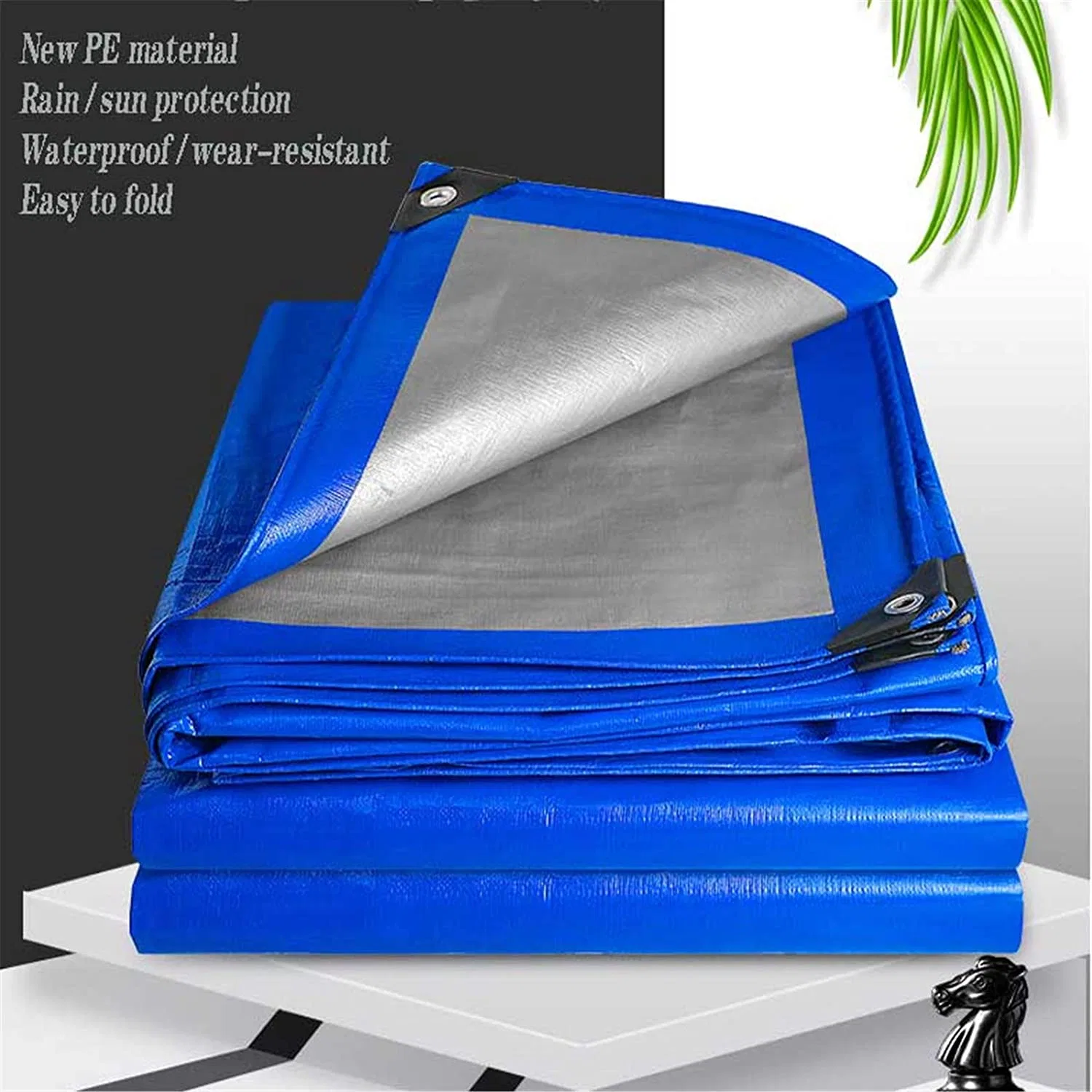 10 Mil 8 X 10FT Waterproof Tear Resistant PE Tarps