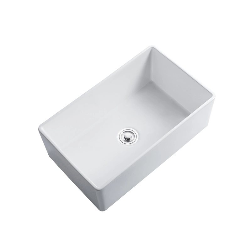 Unter Mount Morden Design Wasserfall Porzellan Feuerklay Keramik Bauernhaus Küche Sink durch OVS Direct Selling