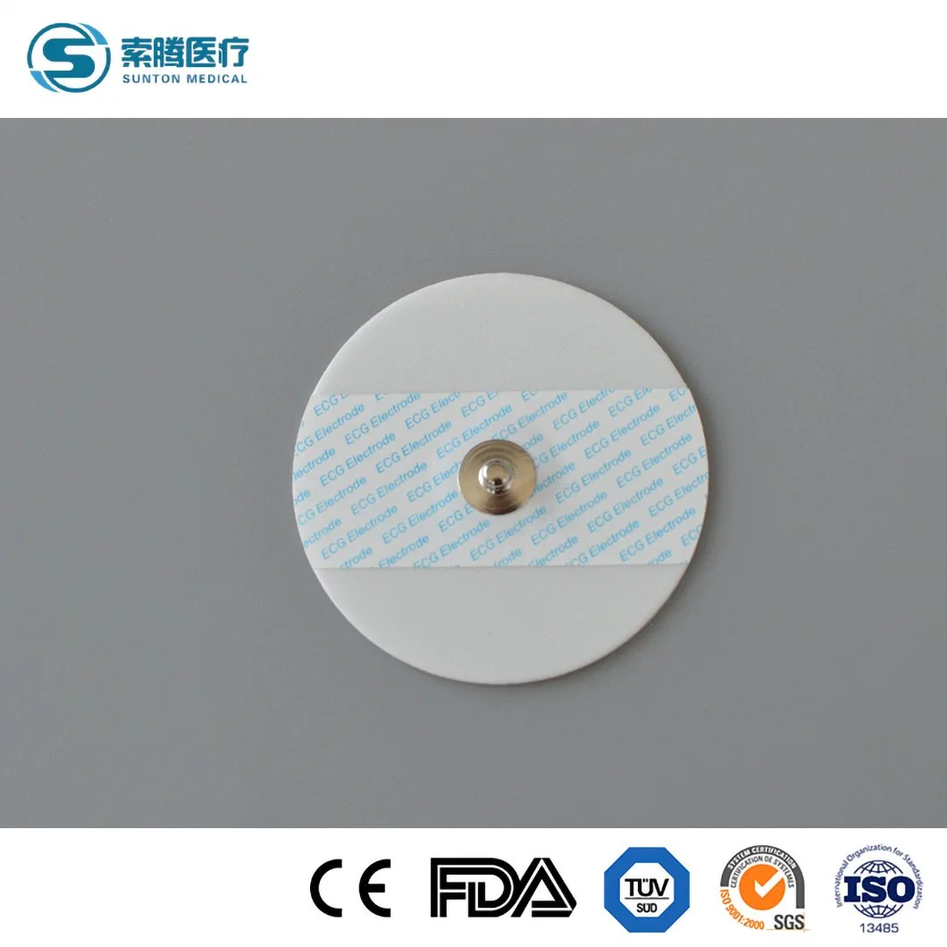 Sunton China ECG Clamp Electrode Piece Factory CE/ISO13485 Cfs Certificate Electrode Disk &ge; 99.8% Purity Electrode Flake OEM Customized Electrode Sheet