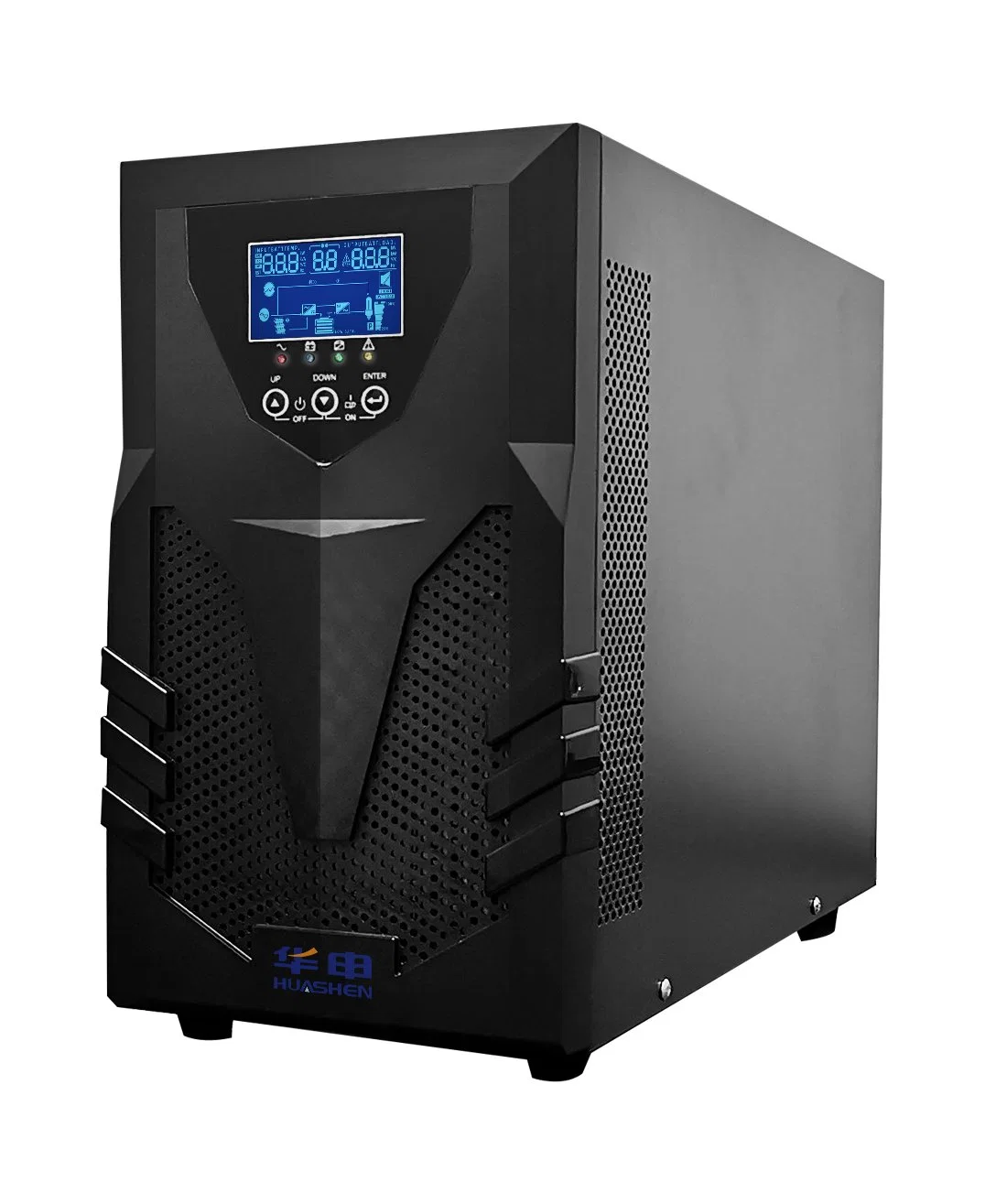 Affichage LCD de 12 V batterie de sauvegarde de l'onduleur noir 600VA/360 W Alimentation non interruptible Line Interactive système UPS