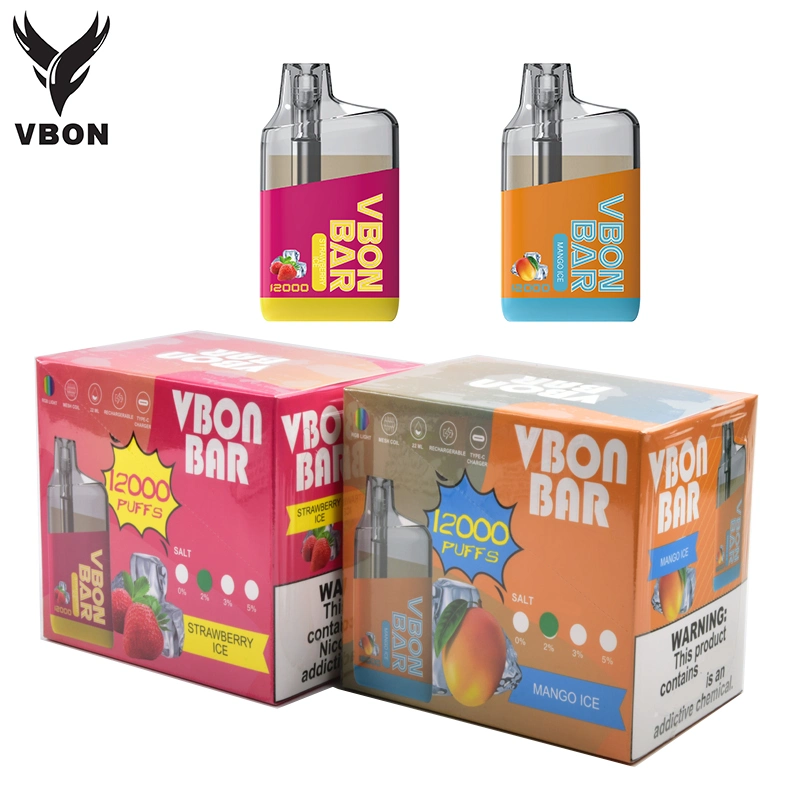Cool Design Vbon vape Airflow Adjustable Vape Pen 12000 Puff Bar