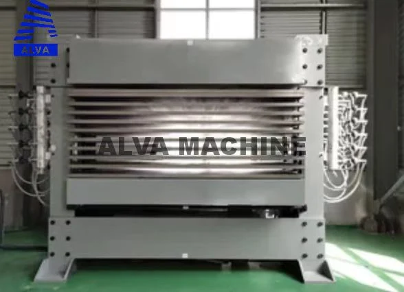 Woodworking Machinery Equipment - Stainless Steel Aluminum Door Multi-Layer Board Laminating Machine - Hydraulic Veneer Hot Press Machine