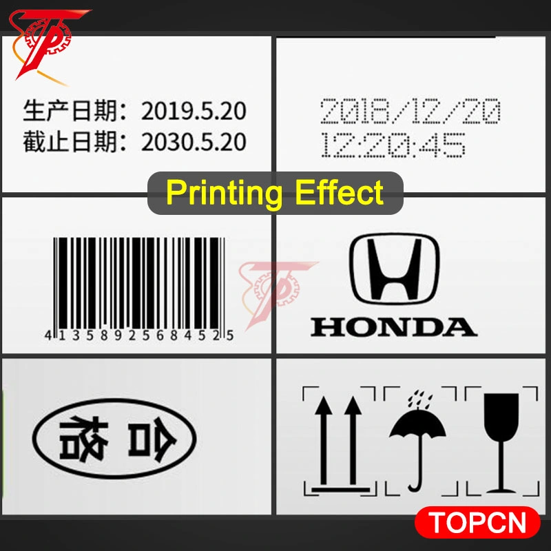 Mini portátiles de codificación de inyección de tinta digital móvil Flex máquina impresora