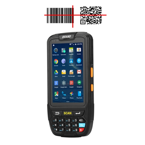 A la main Android Lecteur UHF RFID et écrivain PDA avec GSM Mobile Barcode Scanner NFC Terminal de données