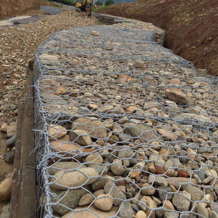 Verzinkte Gabion Box Gabion Korb Stone Cage Haltestation Wandkäfig Gabion