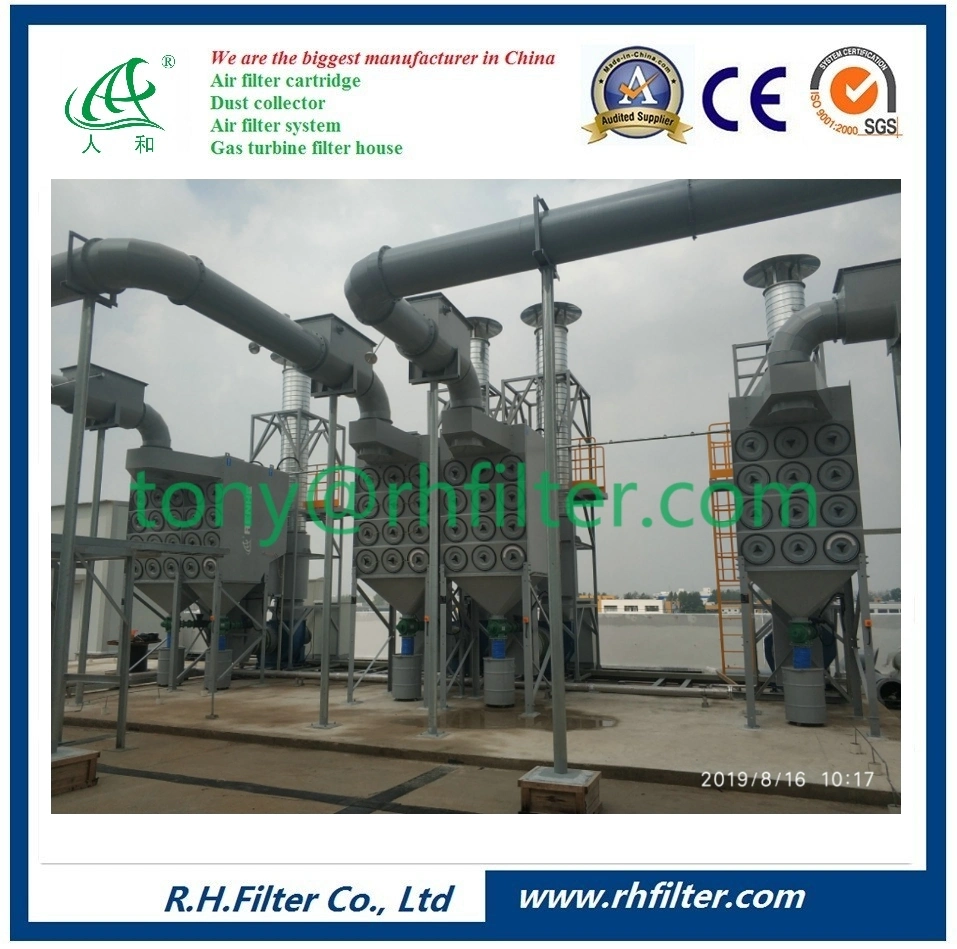 Industrial Environment Protection Portable Stainless Steel Pulse Jet Wood Working Dust Collector and Bag Filter