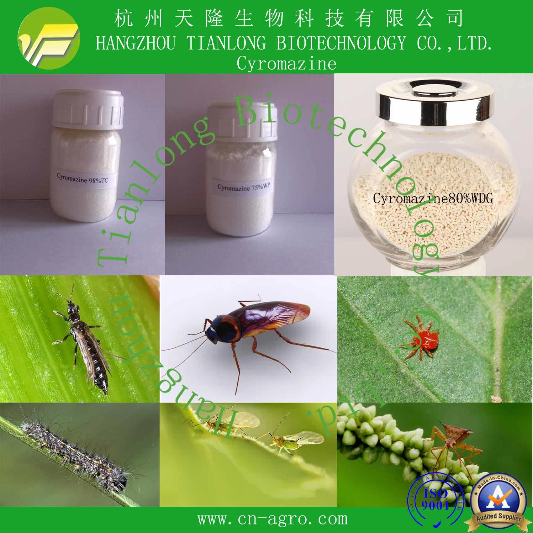 Insecticide Cyromazine 98%TC CAS 66215-27-8