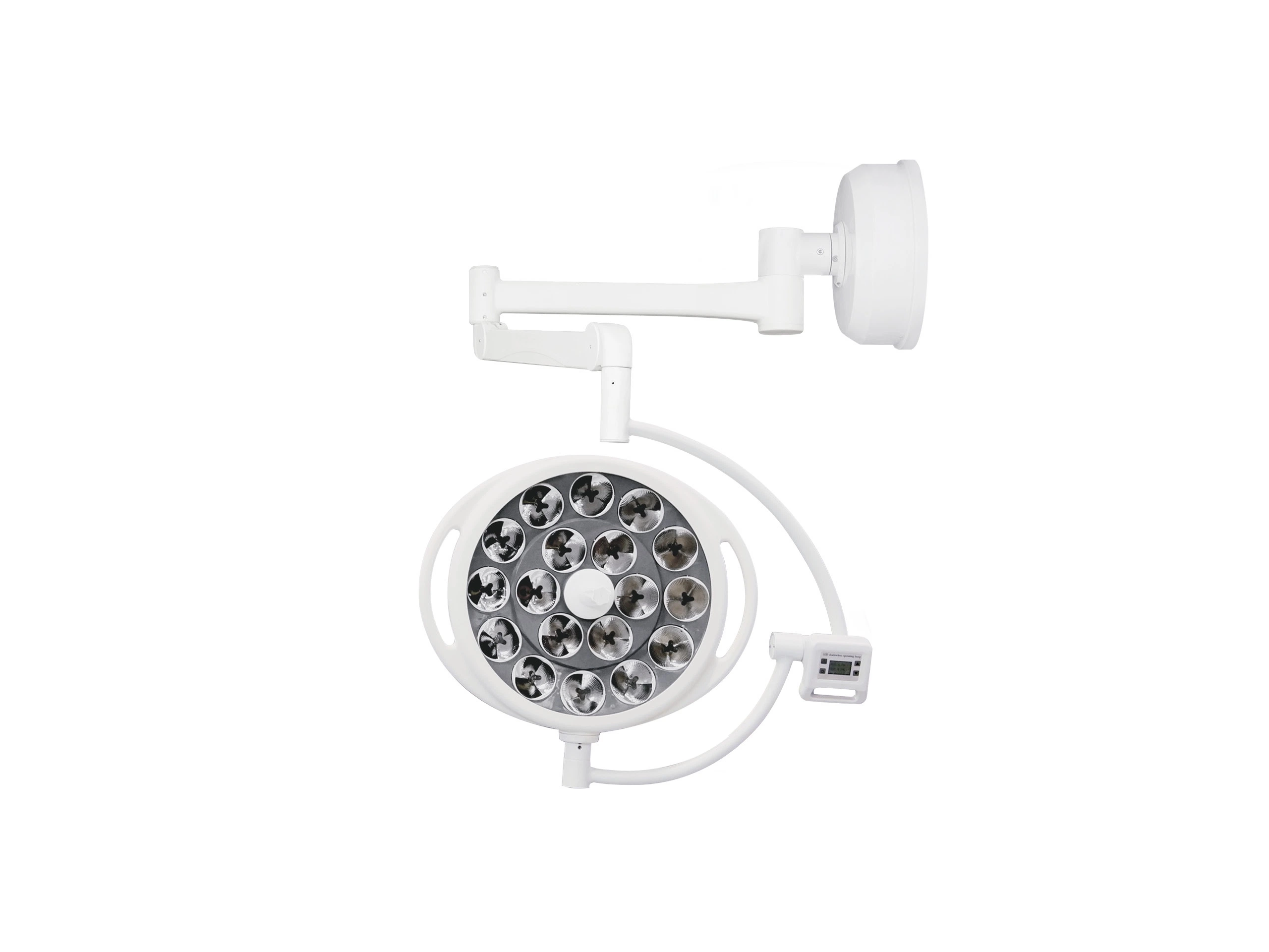 Factory Price Hot Sale Operating Room Shadowless Lamp Ceiling Mounted Double Head Cold Lighting Source Surgical Light for Hospital Use