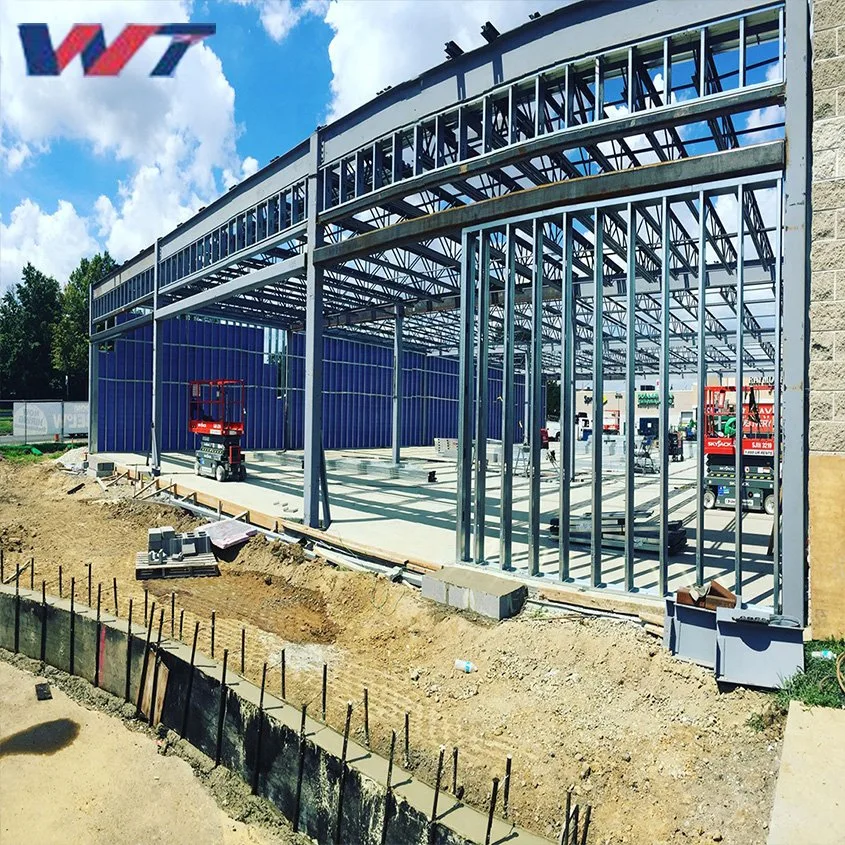 ASTM Prefab Industrial Metal Prefabricated Structural Steel Frame Structure Storage Construction Warehouse