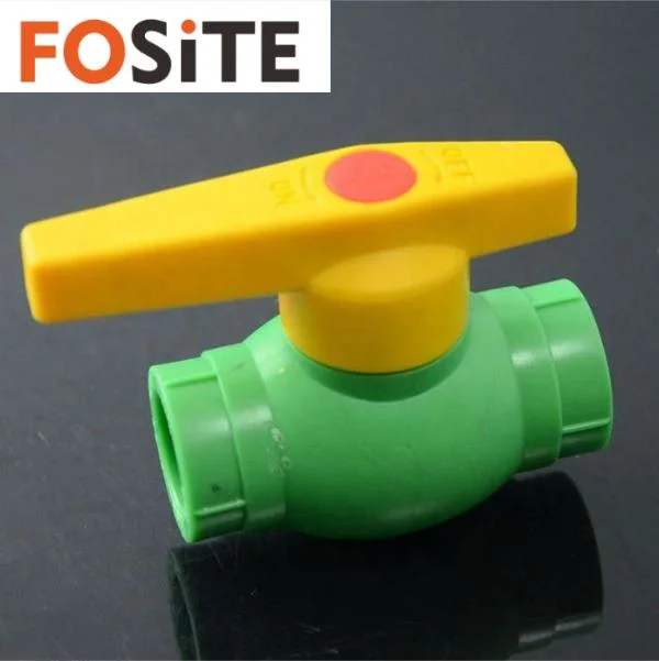 Fosite Factory Wholesale/Suppliergreen Color PPR Plastic Ball Valve