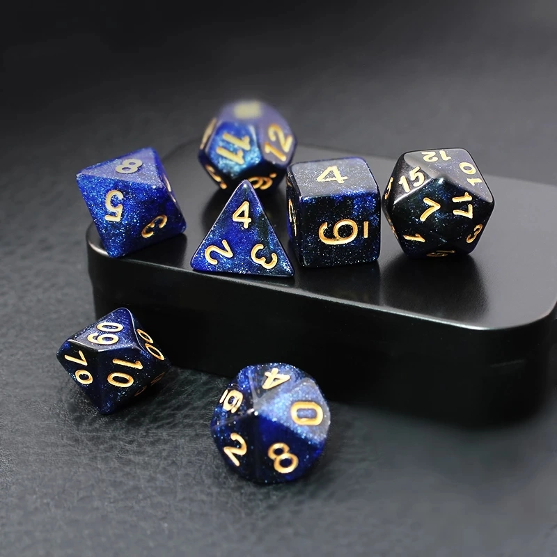 Wholesale/Supplier Custom Star Dust Hot Selling Metal Gemstone Casino Dice