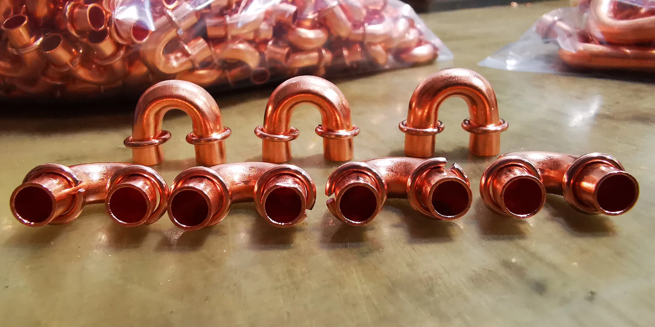 9.52*0.45*25*22 Air Conditioner Refrigeration Part Copper Fittings Return Bend