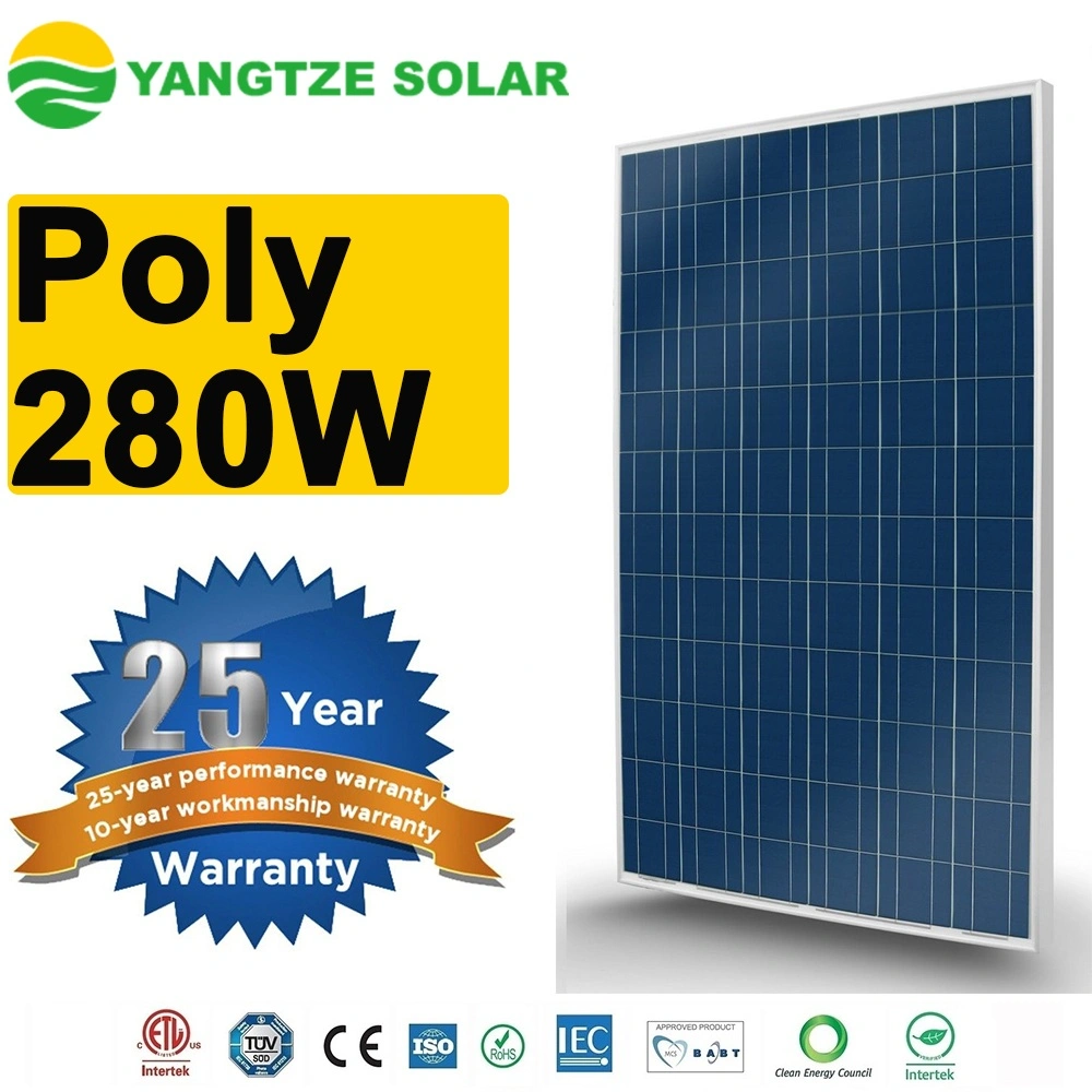 245W 250W 270W 280W Solar Panel PV Polycrystalline Modules