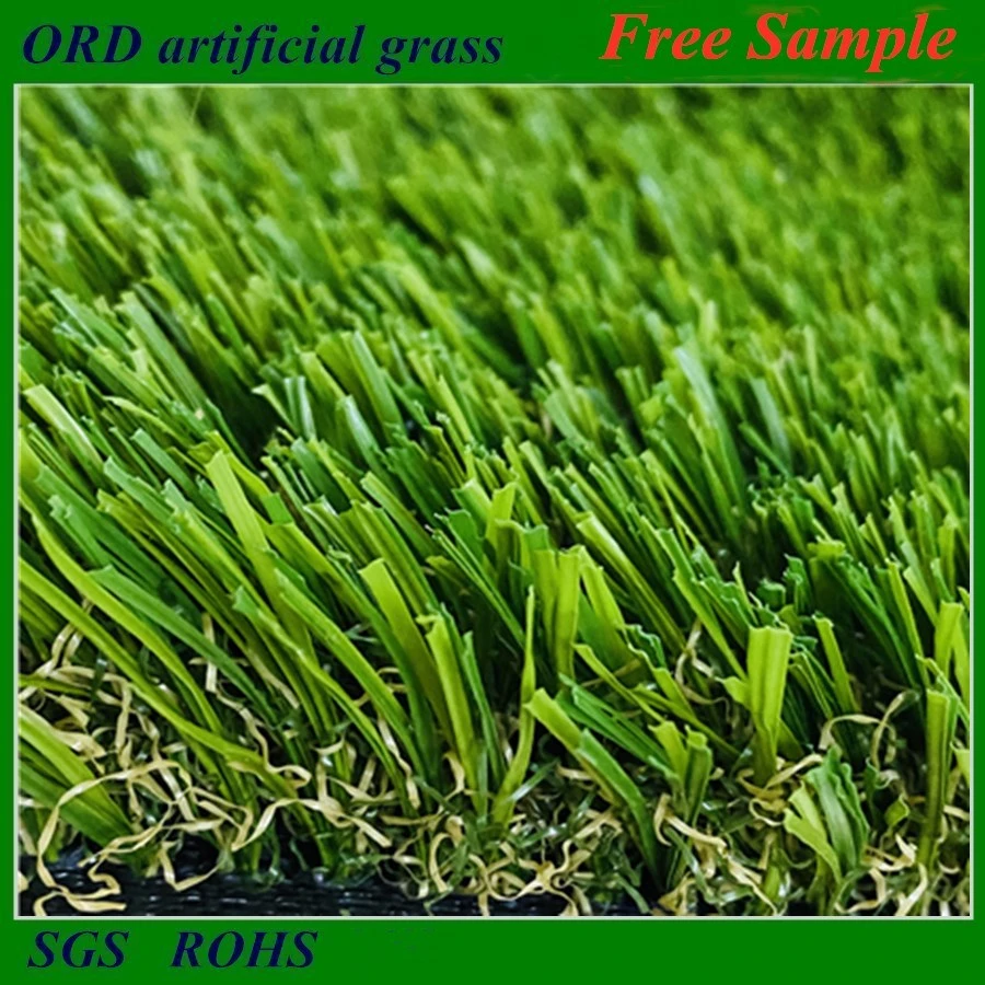 Planta Artificial Lawn China Baixo preço paisagismo grama artificial Carpet Home jardim paisagístico de quintal relva sintética Fake Erva de futebol