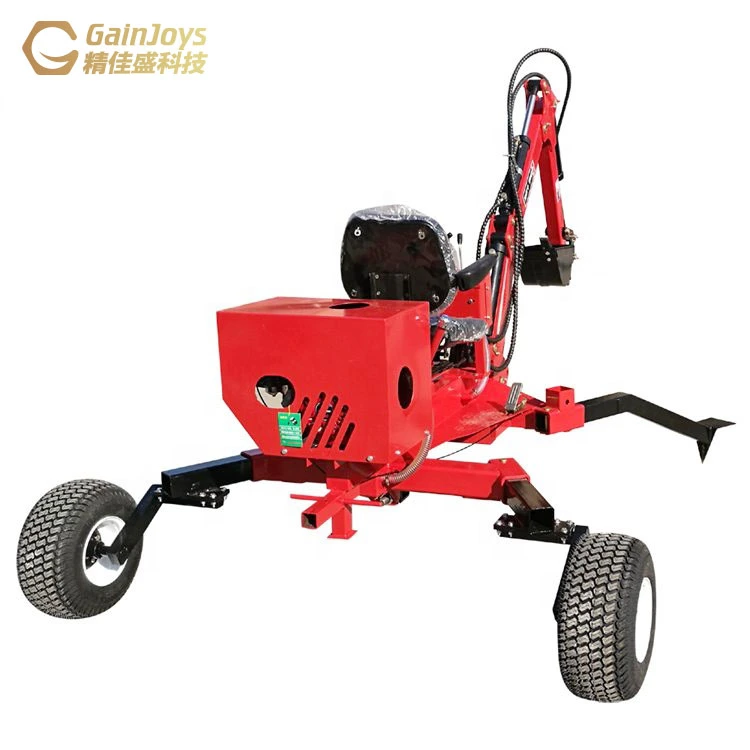 Gainjoys Agricultura Maquinaria miniexcavadora retroexcavadora remolcable Precio Venta caliente Productos