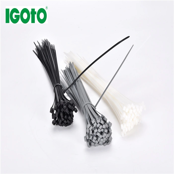 3.5*200mm Best Factory Price PA66 Cable Tie Black 8 Inch Nylon Strap Cable Ties Self-Locking Zip Ties Electrical Wiring Accessories