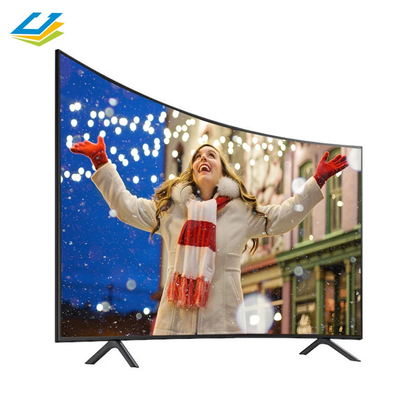 Écran de télévision de courbe de Smart TV LED LCD couleur HD