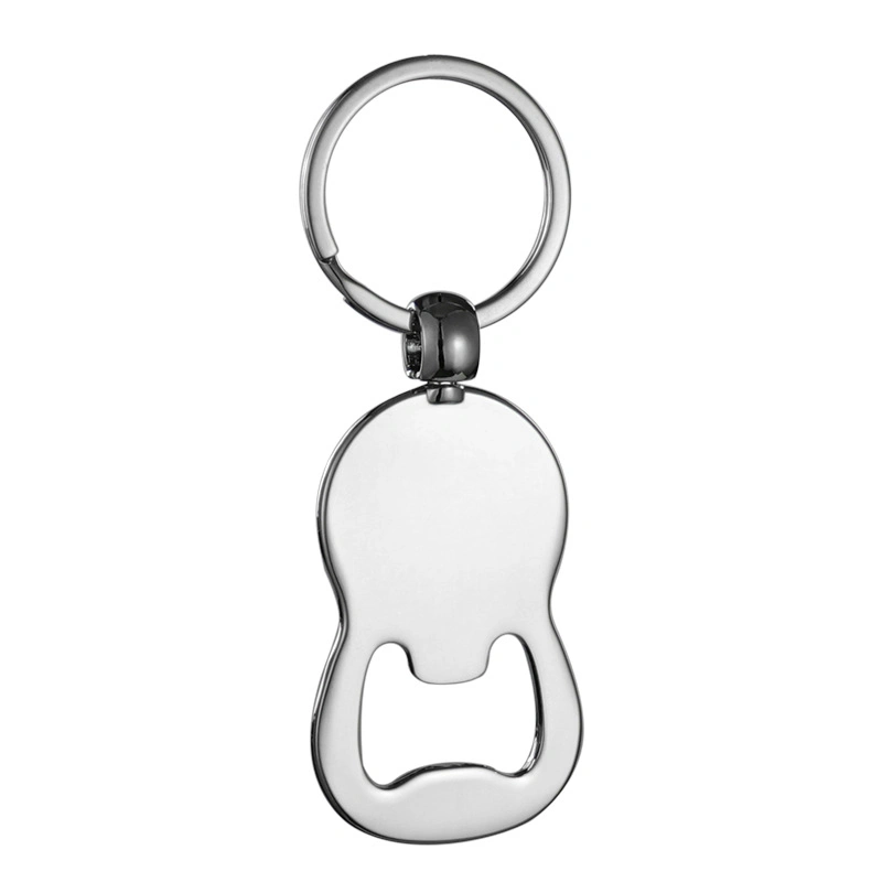 Sublimation Blank Metal Bottle Opener Heat Transfer Multifunction Opener with Key Chain Promotional Gift
